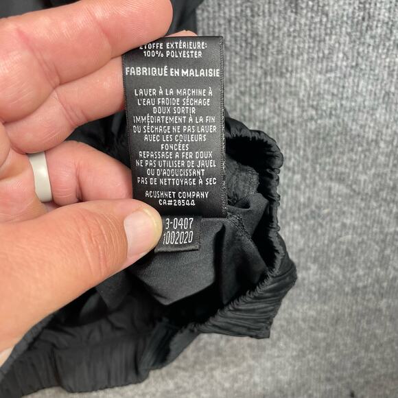 FootJoy 1/4 Snap Golf Pullover Men's XXL Black Sleeveless Zip Pockets Wind Shirt - Picture 8 of 13